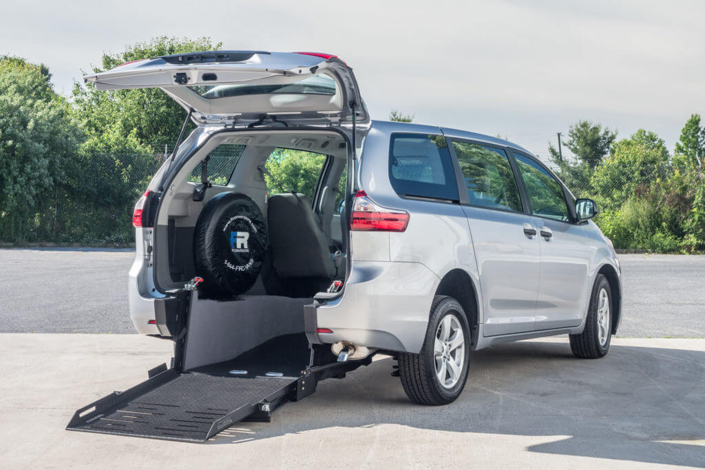 Toyota Sienna rear entry conversion mini van
