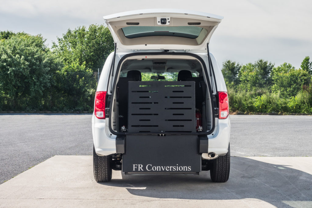 Dodge Caravan Rear entry wheelchair accessible conversion mini van
