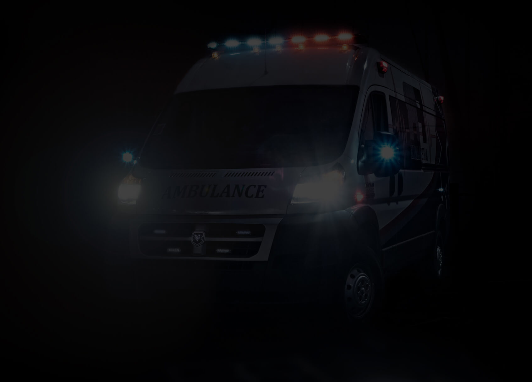 type ii ambulance with lights
