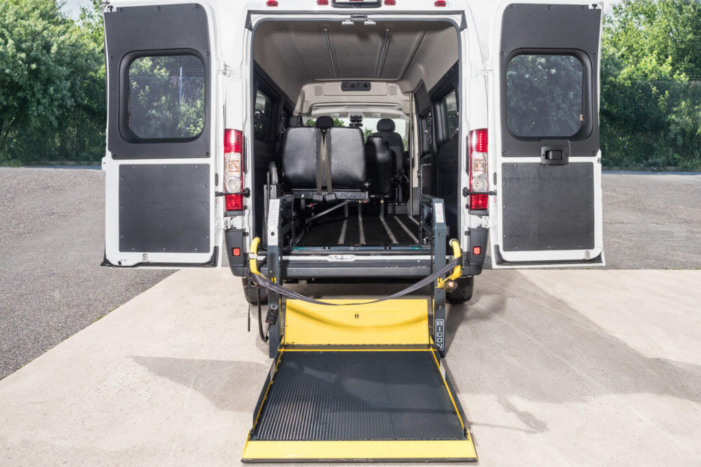 ProMaster Multi-Passenger Mobility Conversion Upfit Rear Entry Lift