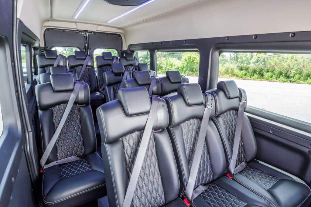 ProMaster Executive Shuttle Interior Seating